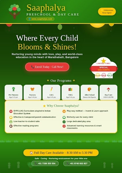 Saaphalya Preschool And Daycare Campus